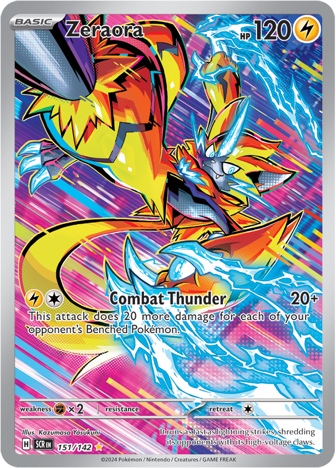 151/142 Zeraora Illustration Rare Stellar Crown