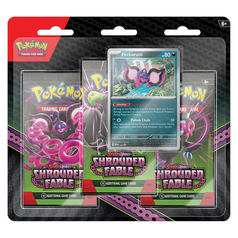 Pokemon TCG Scarlet & Violet: Shrouded Fable 3-Pack Blister