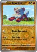 099/167 Hisuian Growlithe Common Reverse Holo Twilight Masquerade