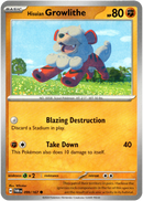 099/167 Hisuian Growlithe Common Twilight Masquerade