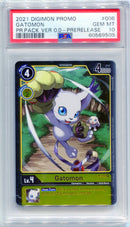 PSA 10 Gatomon PR.Pack Version 0.0 - Pre-release P-006