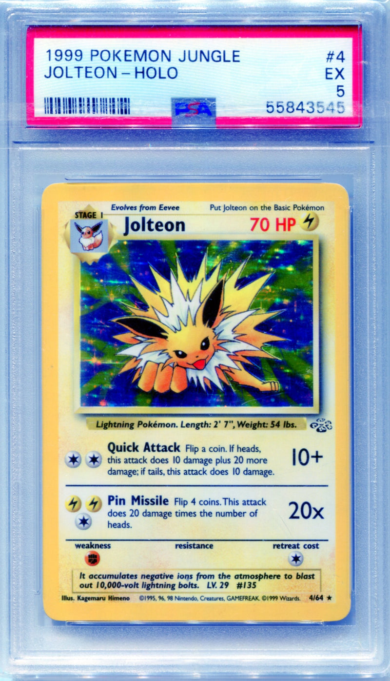 PSA 5 Jolteon Holo - Jungle 4/64