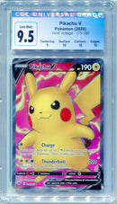 CGC 9.5 Pikachu V Full Art - Vivid Voltage 170/185