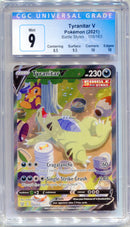 CGC 9 Tyranitar V Alternate Art - Battle Styles 155/163