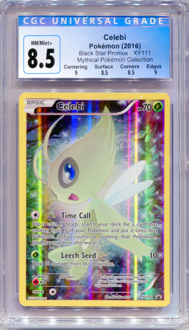 CGC 8.5 Celebi Black Star Promo - XY111