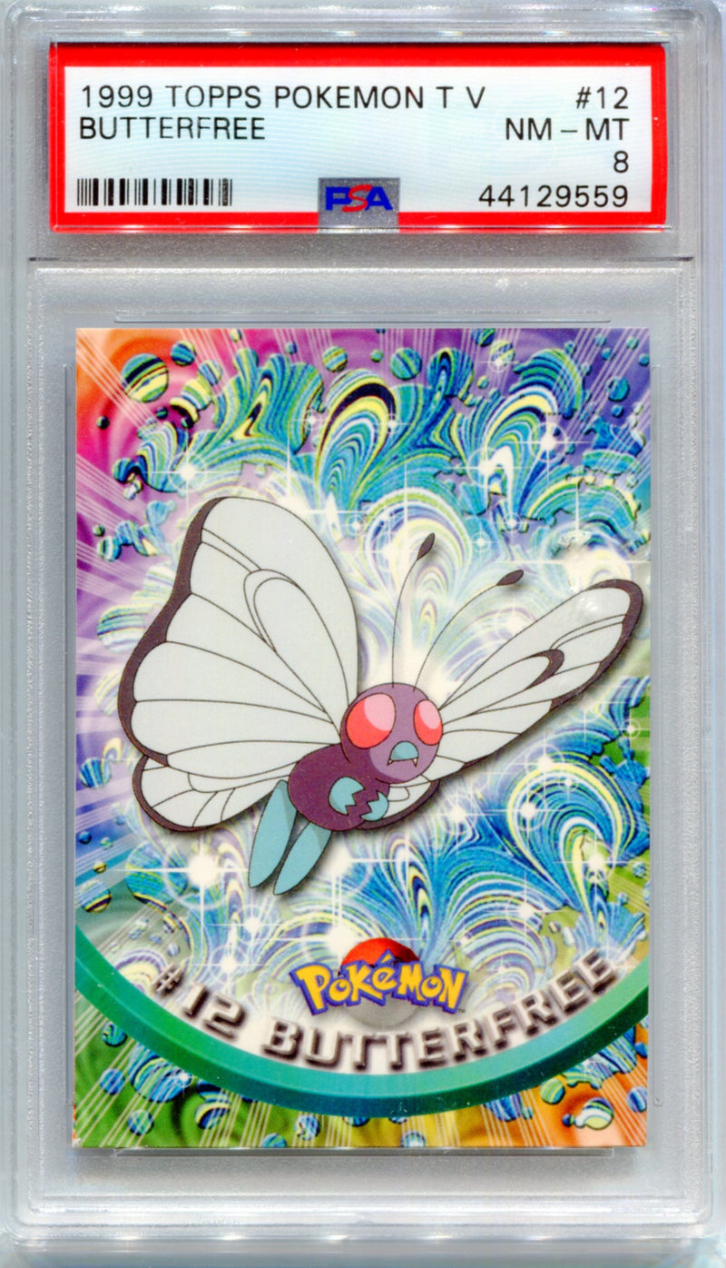 PSA 8 Butterfree - Topps TV Animation