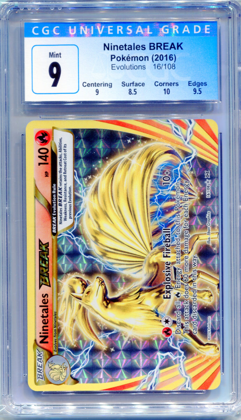 CGC 9 Ninetales BREAK - Evolutions 16/108