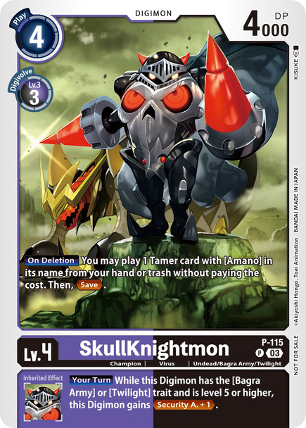 P-115 SkullKnightmon Survey Pack Promo