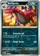 117/167 Scolipede Uncommon Reverse Holo Twilight Masquerade