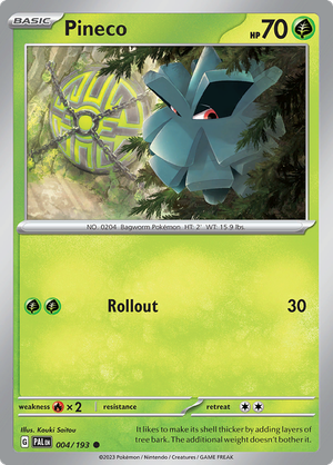 004/193 Pineco Common Paldea Evolved