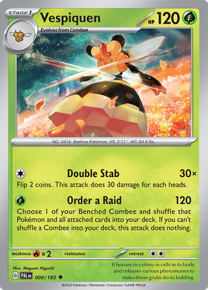 009/193 Vespiquen Uncommon Paldea Evolved