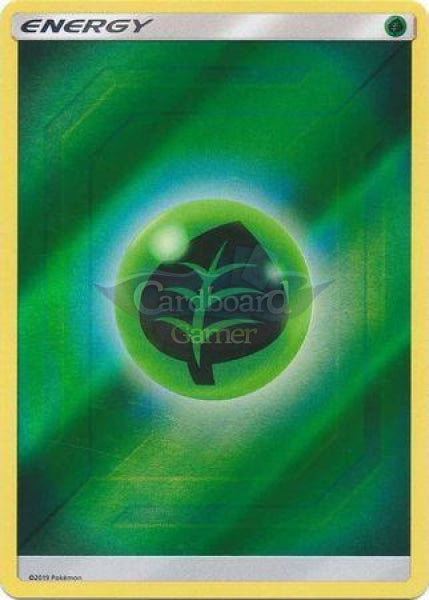 00 Grass Energy Reverse Holo Hidden Fates Single Card