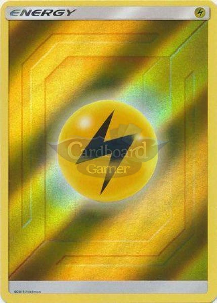 00 Lightning Energy Reverse Holo Hidden Fates Single Card