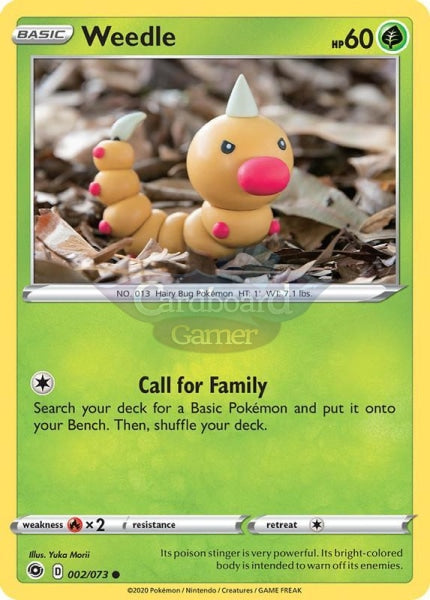 002/073 Weedle Common Champions Path Single Card