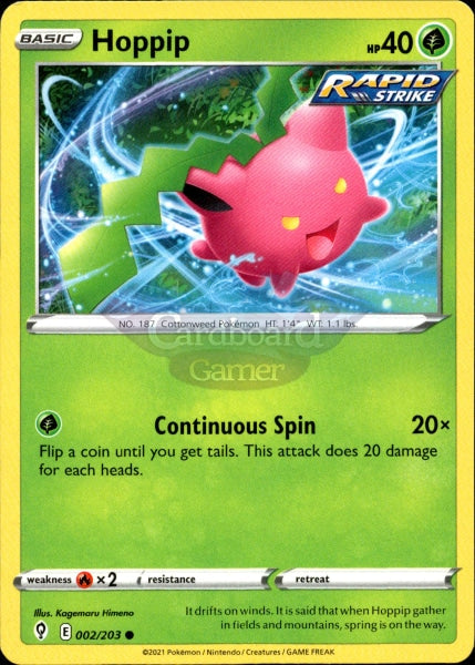 002/203 Hoppip Evolving Skies Single Card