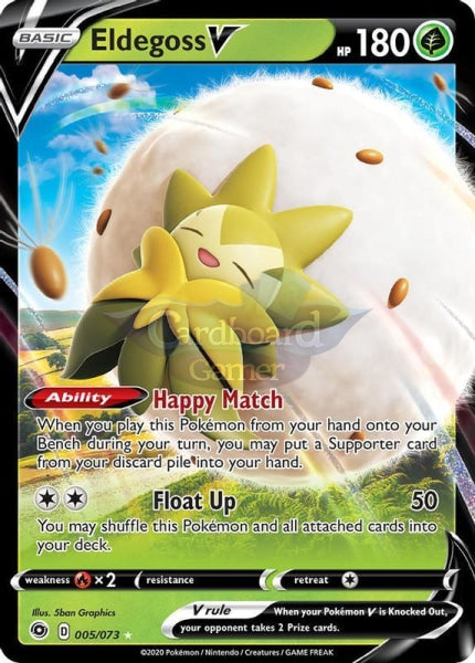 005/073 Eldegoss V Ultra Rare Champions Path Single Card