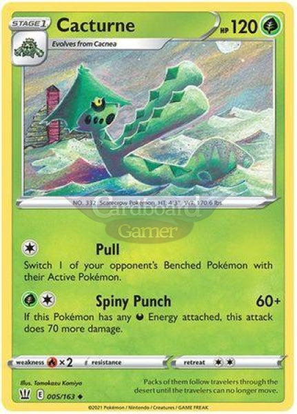 005/163 Cacturne Uncommon Battle Styles Single Card