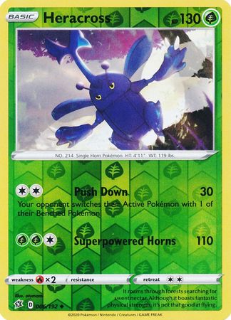 006/192 Heracross Uncommon Reverse Holo Rebel Clash