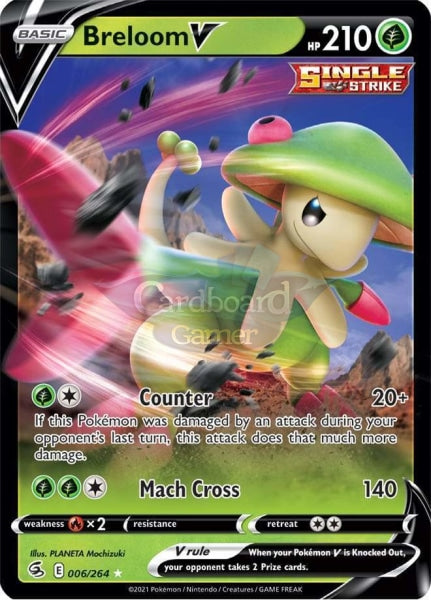 006/264 Breloom V Fusion Strike Single Card