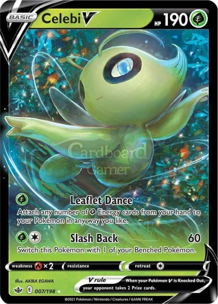 007/198 Celebi V Ultra Rare Chilling Reign Single Card