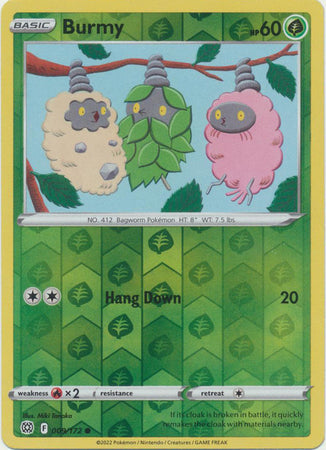 009/172 Burmy Common Reverse Holo Brilliant Stars Pokemon TCG