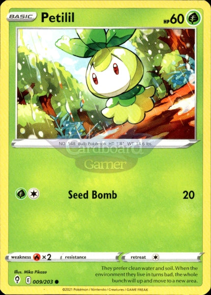 009/203 Petilil Evolving Skies Single Card