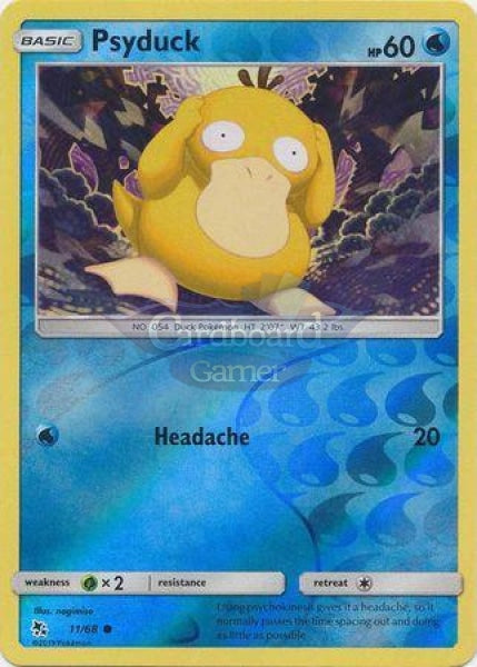 011/68 Psyduck Common Reverse Holo Hidden Fates Single Card