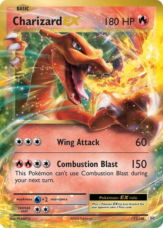 12/108 Charizard EX Rare Evolutions