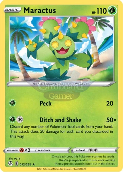 012/264 Maractus Rare Fusion Strike Single Card