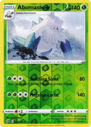 013/192 Abomasnow Rare Reverse Holo Rebel Clash