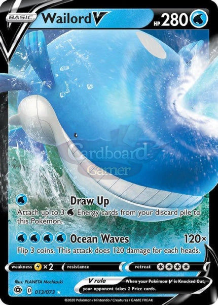 013/073 Wailord V Ultra Rare Champions Path Single Card