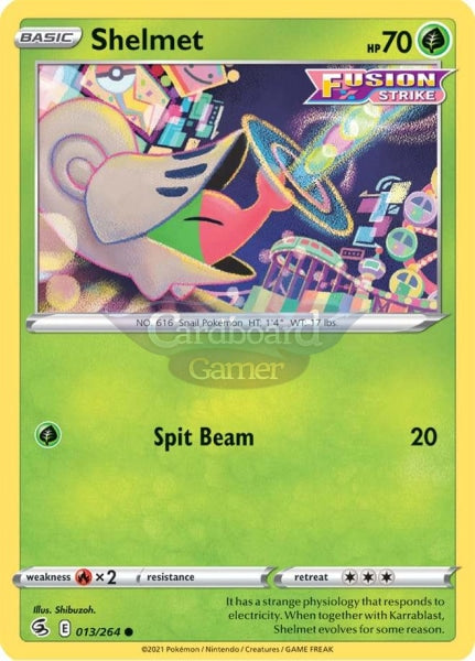 013/264 Shelmet Common Fusion Strike Single Card