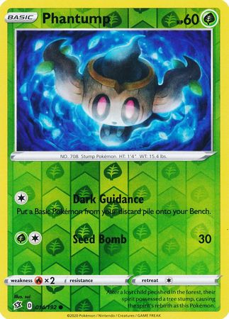 014/192 Phantump Common Reverse Holo Rebel Clash