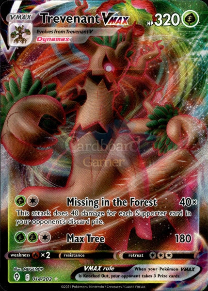 014/203 Trevenant Vmax Evolving Skies Single Card