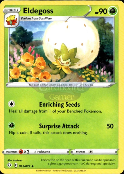 015/072 Eldegoss Uncommon Shining Fates Single Card