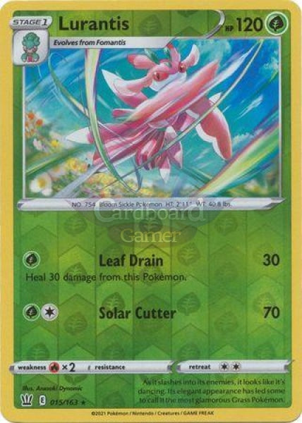 015/163 Lurantis Reverse Holo Rare Battle Styles Single Card