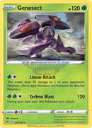 016/185 Genesect Holo Rare Vivid Voltage Single Card