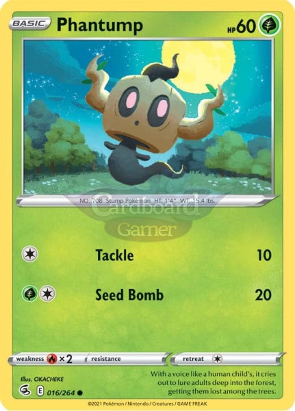 016/264 Phantump Common Fusion Strike Single Card