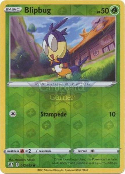 017/163 Blipbug Reverse Holo Common Battle Styles Single Card