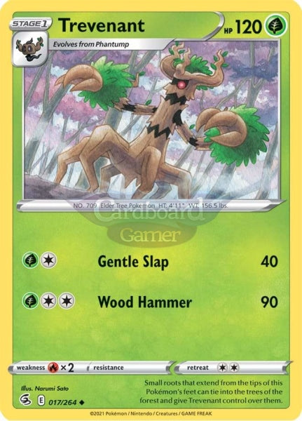 017/264 Trevenant Uncommon Fusion Strike Single Card