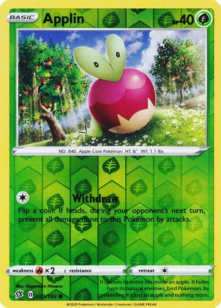 021/192 Applin Common Reverse Holo Rebel Clash