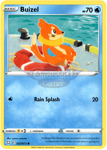 022/072 Buizel Common Shining Fates Single Card