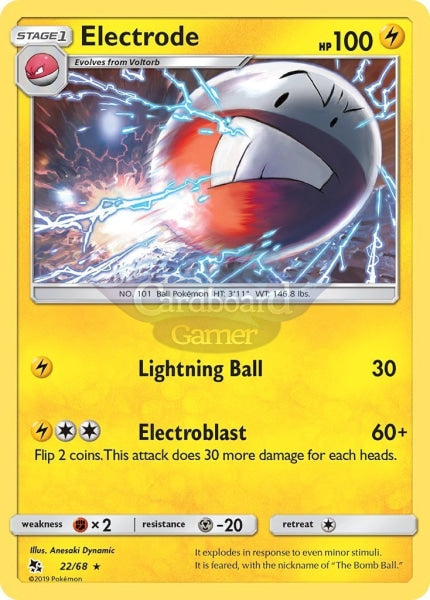 022/68 Electrode Rare Hidden Fates Single Card