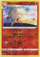 023/202 Ninetales Rare Reverse Holo Sword & Shield