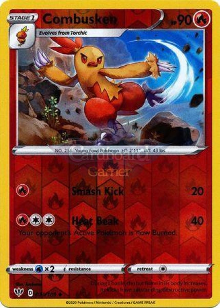 023/189 Combusken Uncommon Reverse Holo Darkness Ablaze Single Card