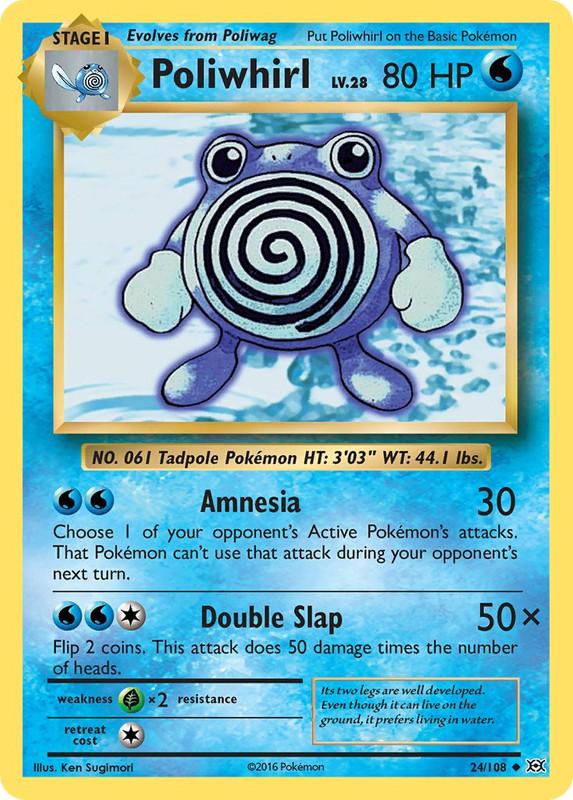 24/108 Poliwhirl Uncommon Evolutions