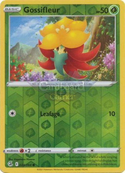 024/264 Gossifleur Common Reverse Holo Fusion Strike Single Card