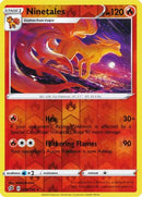 025/192 Ninetales Rare Reverse Holo Rebel Clash