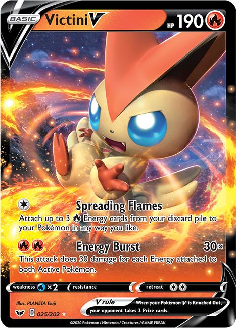 025/202 Victini V Ultra Rare Sword & Shield