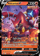 025/198 Volcanion V Ultra Rare Chilling Reign Single Card